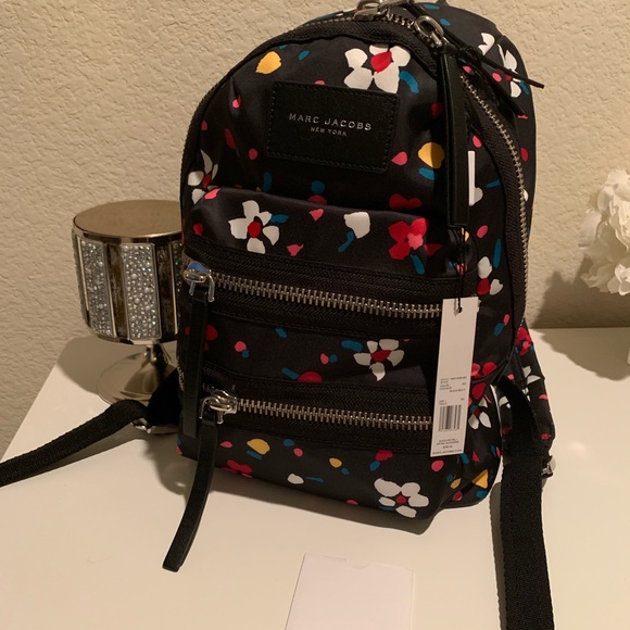marc jacobs floral backpack